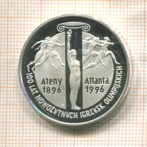 10 злотых. Польша. ПРУФ 1995г