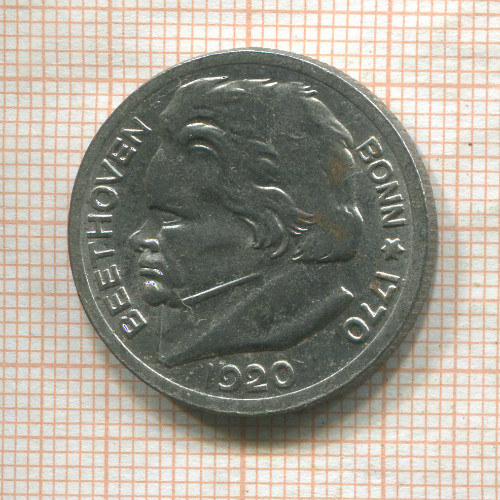 Нотгельд. 50 пфеннигов. Германия. Бонн