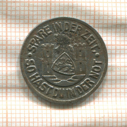 Нотгельд. 10 пфеннигов. Германия. Шпремберг