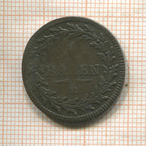 1 батцен. Швейцария. Сент-Галлен 1814г