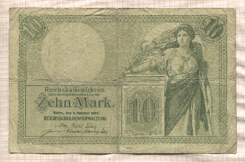 10 марок. Германия 1906г