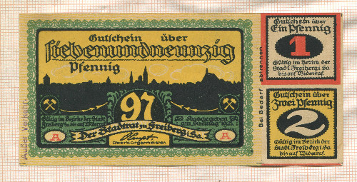 97 пфеннигов. Германия