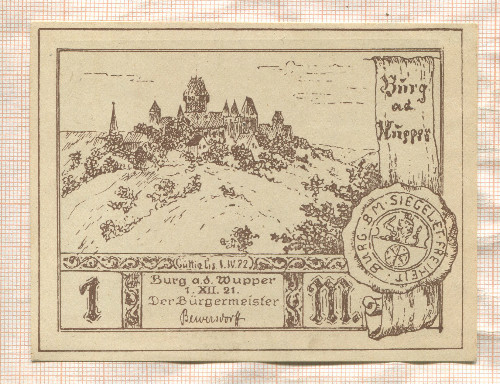 1 марка. Германия 1921г