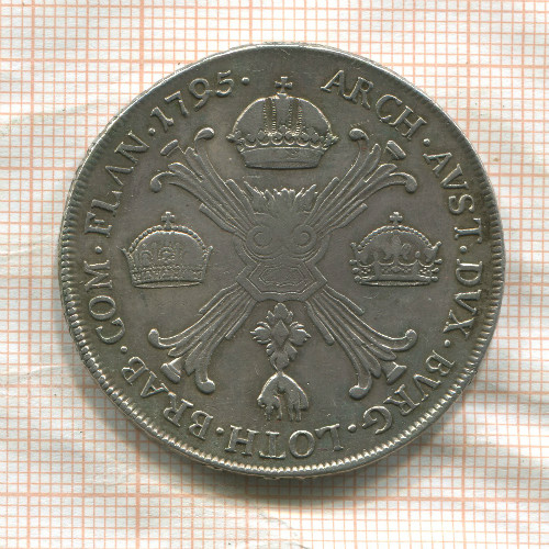1 талер. Австрийские Нидерланды 1795г