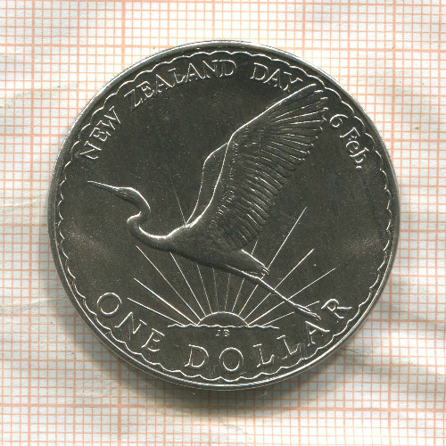 1 доллар. Новая Зеландия 1974г