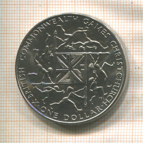 1 доллар. Новая Зеландия 1974г
