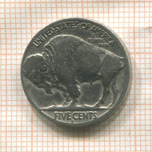 5 центов. США 1937г