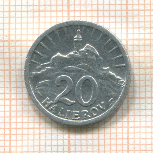 20 геллеров. Словакия 1943г