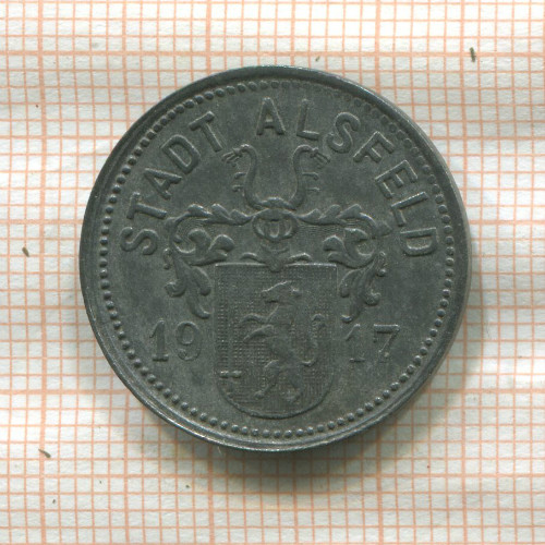 Нотгельд. 50 пфеннигов. Германия. Альсфельд