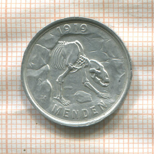 Нотгельд. 50 пфеннигов. Германия. Менден