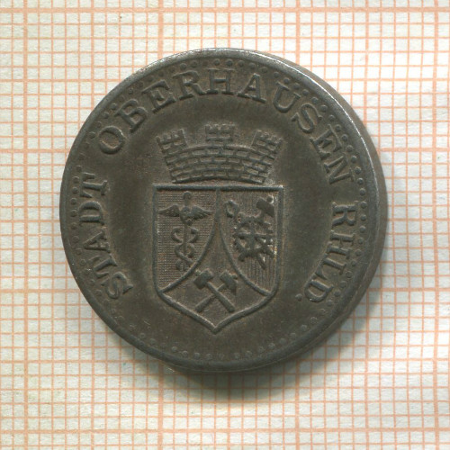Нотгельд. 25 пфеннигов. Германия. Оберхаузен