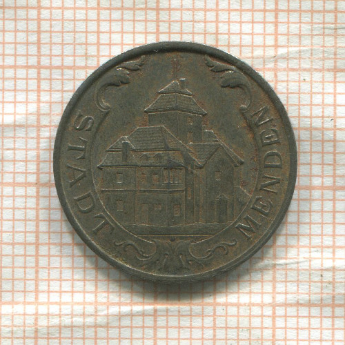 Нотгельд. 10 пфеннигов. Германия. Менден