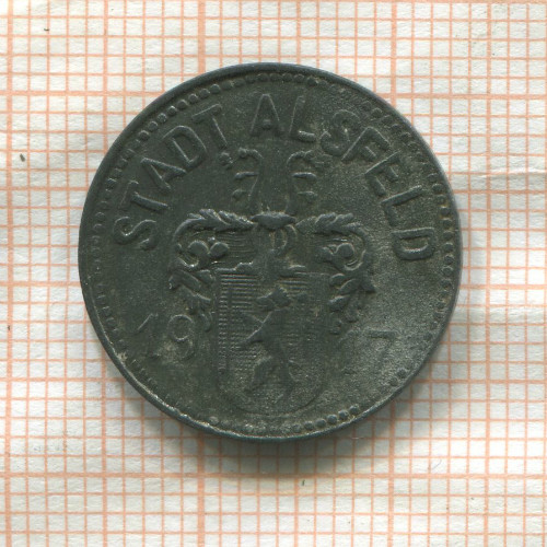 Нотгельд. 10 пфеннигов. Германия. Альсфельд