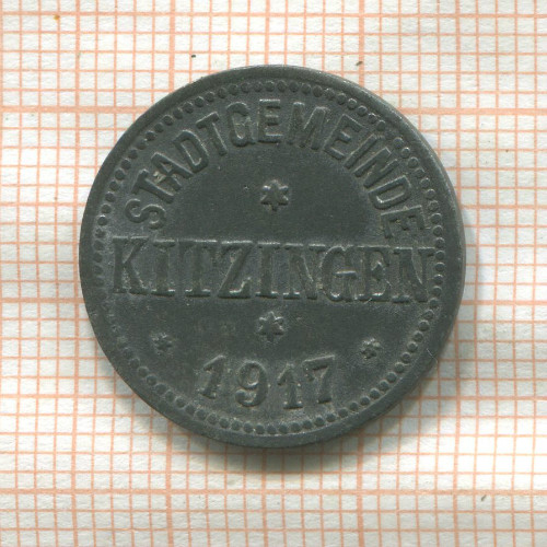 Нотгельд. 10 пфеннигов. Германия. Китцинген