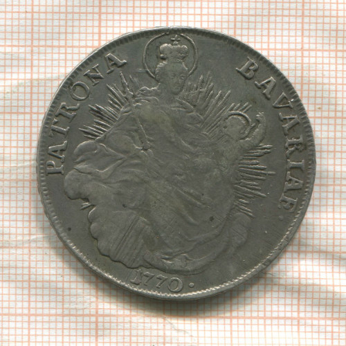 1 талер. Бавария 1770г