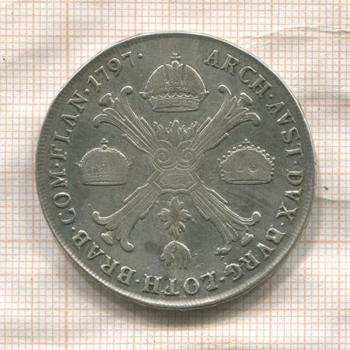 1 талер. Австрийские Нидерланды 1797г