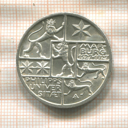 3 марки. Германия 1927г