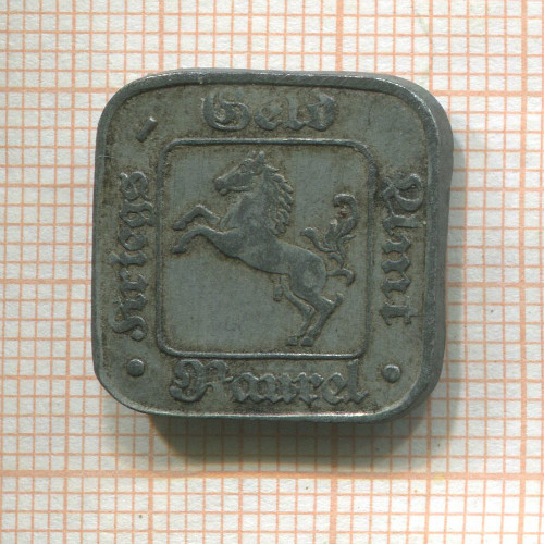 Нотгельд. 50 пфеннигов. Германия. Рауксель