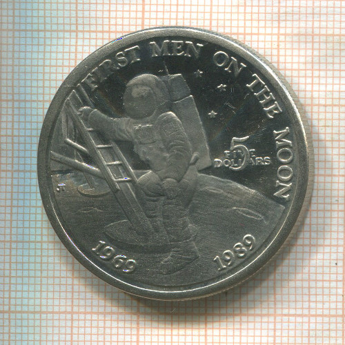 5 долларов. Маршалловы острова 1989г