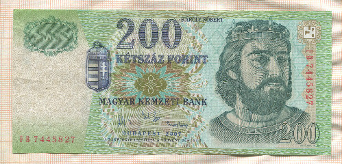 200 форинтов. Венгрия 2007г