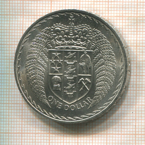 1 доллар. Новая Зеландия 1967г