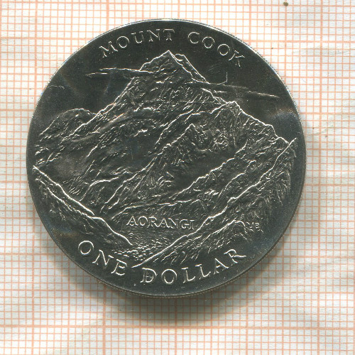 1 доллар. Новая Зеландия 1970г