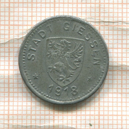Нотгельд. 10 пфеннигов. Германия. Гисен