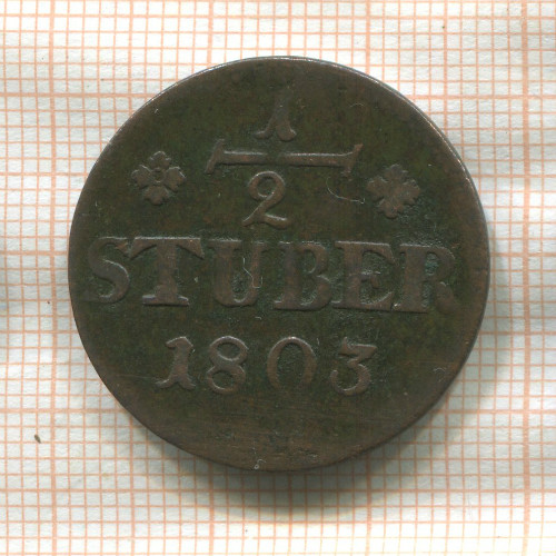 1/2 штубера. Берг 1803г