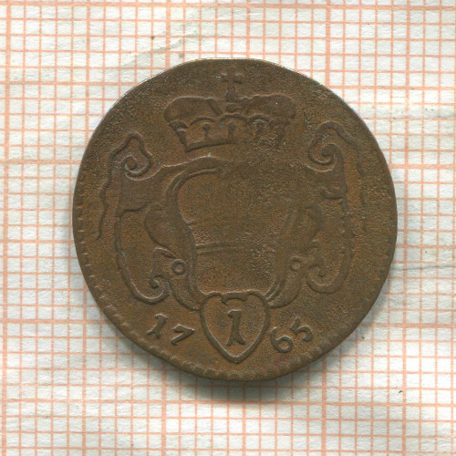1 крейцер. Австрия 1765г