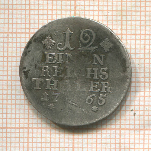 1/12 талера. Пруссия 1765г