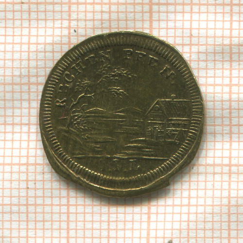 Rechenpfennig. (Счетный жетон). Германия. Нюрнберг. 17-18 вв.