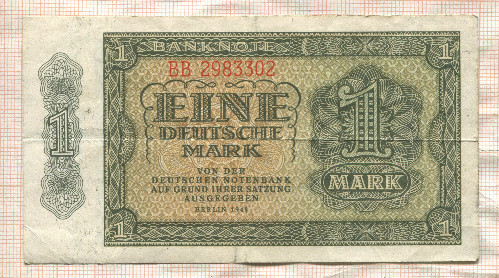 1 марка. Германия 1948г