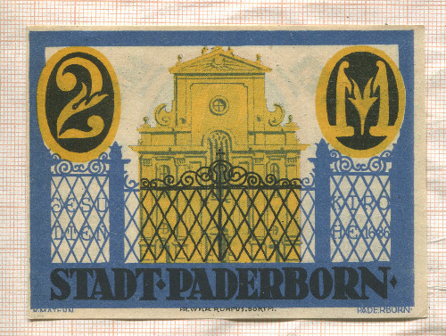 2 марки. Германия 1921г