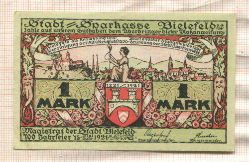 1 марка. Германия 1921г