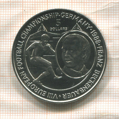 5 долларов. Ниуэ 1988г