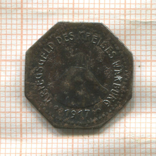 Нотгельд. 10 пфеннигов. Германия. Варбург