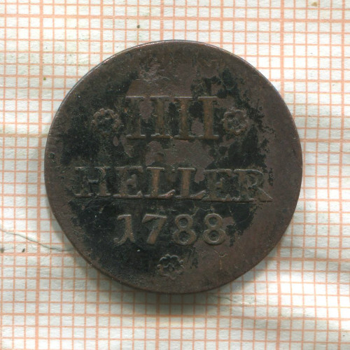 4 геллера. Кельн 1788г