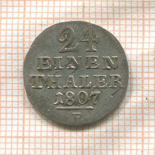 1/24 талера. Гессен-Кассель 1807г