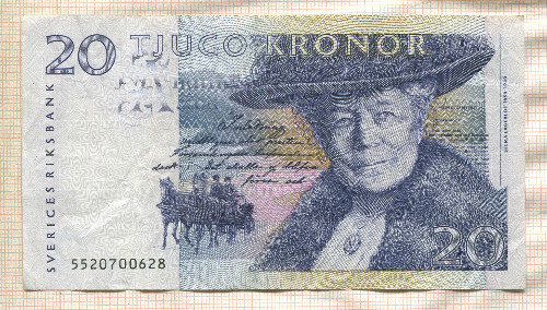 20 крон. Швеция