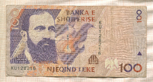 100 лек. Албания