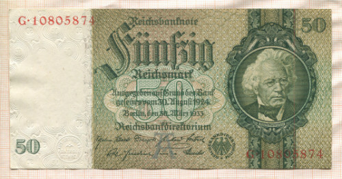 50 марок. Германия 1933г