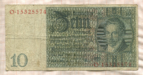10 марок. Германия 1929г