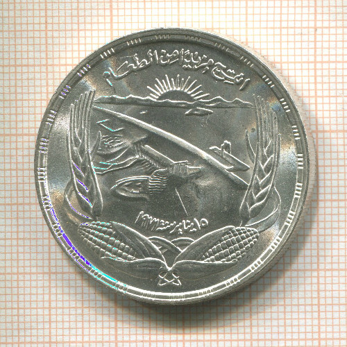 1 фунт. Египет. F.A.O. 1973г