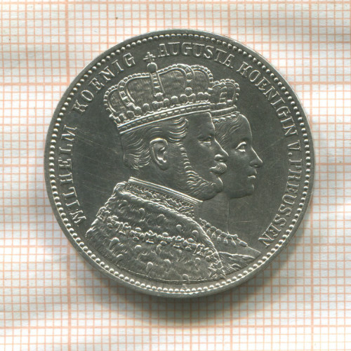 1 талер. Пруссия 1861г