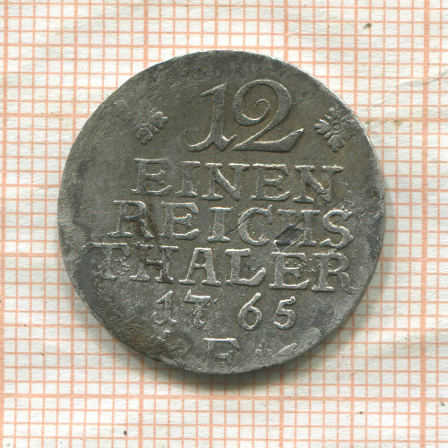 1/12 талера. Пруссия 1765г