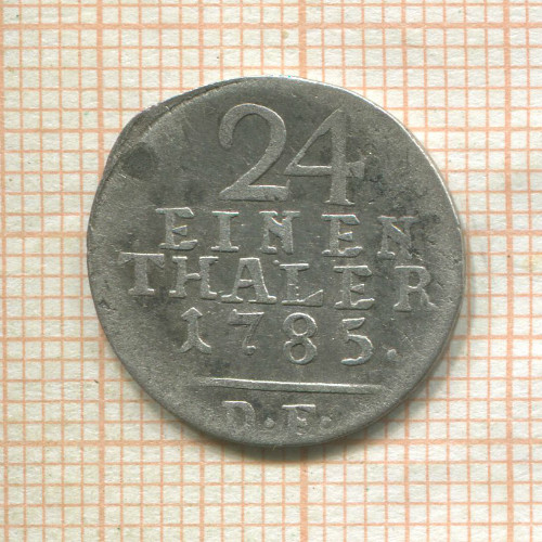 1/24 талера. Гессен-Дармштадт 1785г