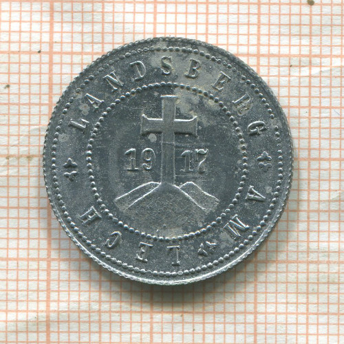 Нотгельд. 50 пфеннигов. Германия. Ландсберг