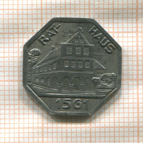 Нотгельд. 25 пфеннигов. Германия. Верне