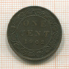 1 цент. Канада 1902г