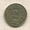 1/2 франка. Швейцария 1944г